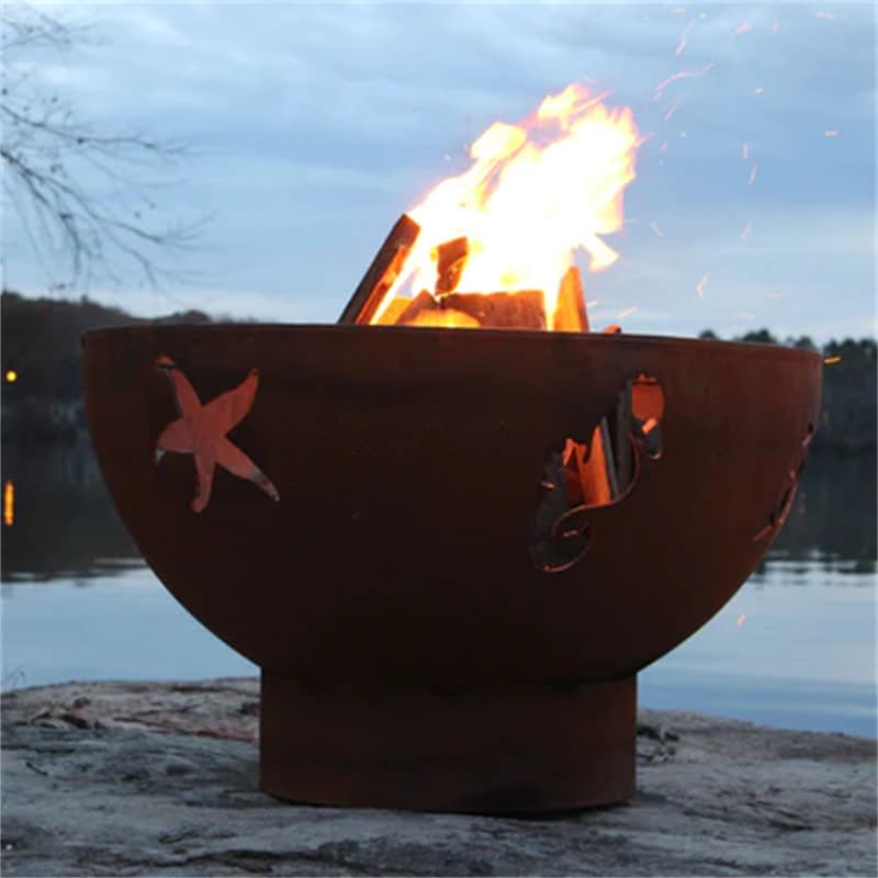 Rustic Style Gas Fire Pit Wholesale